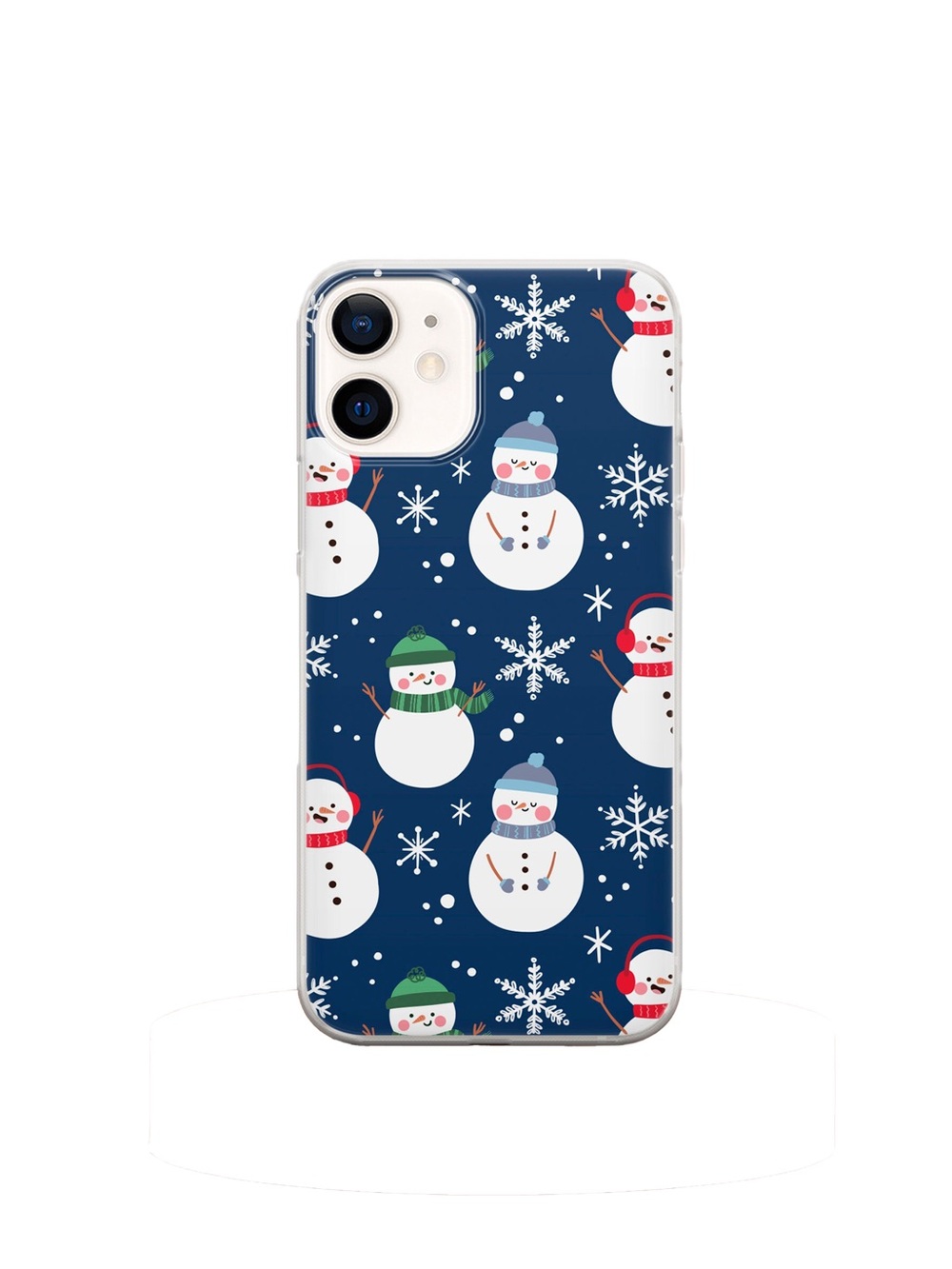 EUC Frosty Covers Snowman iPhone Case Screen Size 6.1”